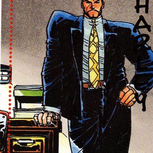 Harley #EF-7 - Port Folio's Secret 1994 Comic Trading Card